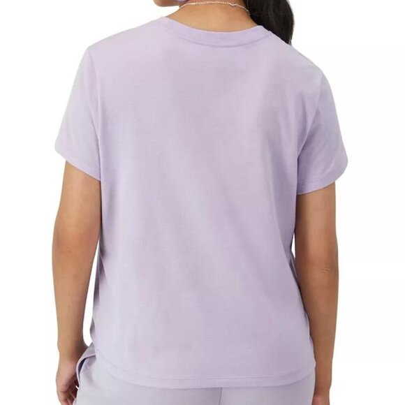 Champion Women’s The Classic Crewneck T‑Shirt NWT XL Morning Dew Lavender - Picture 2 of 5
